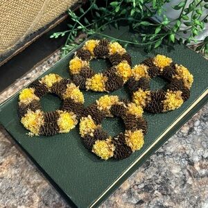 Mini dried floral wreaths